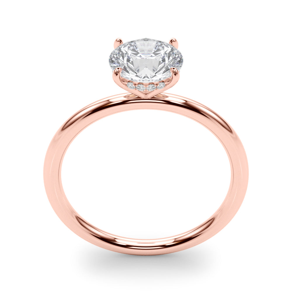 Round Center Diamond Engagement Ring · 1.07 ct tw