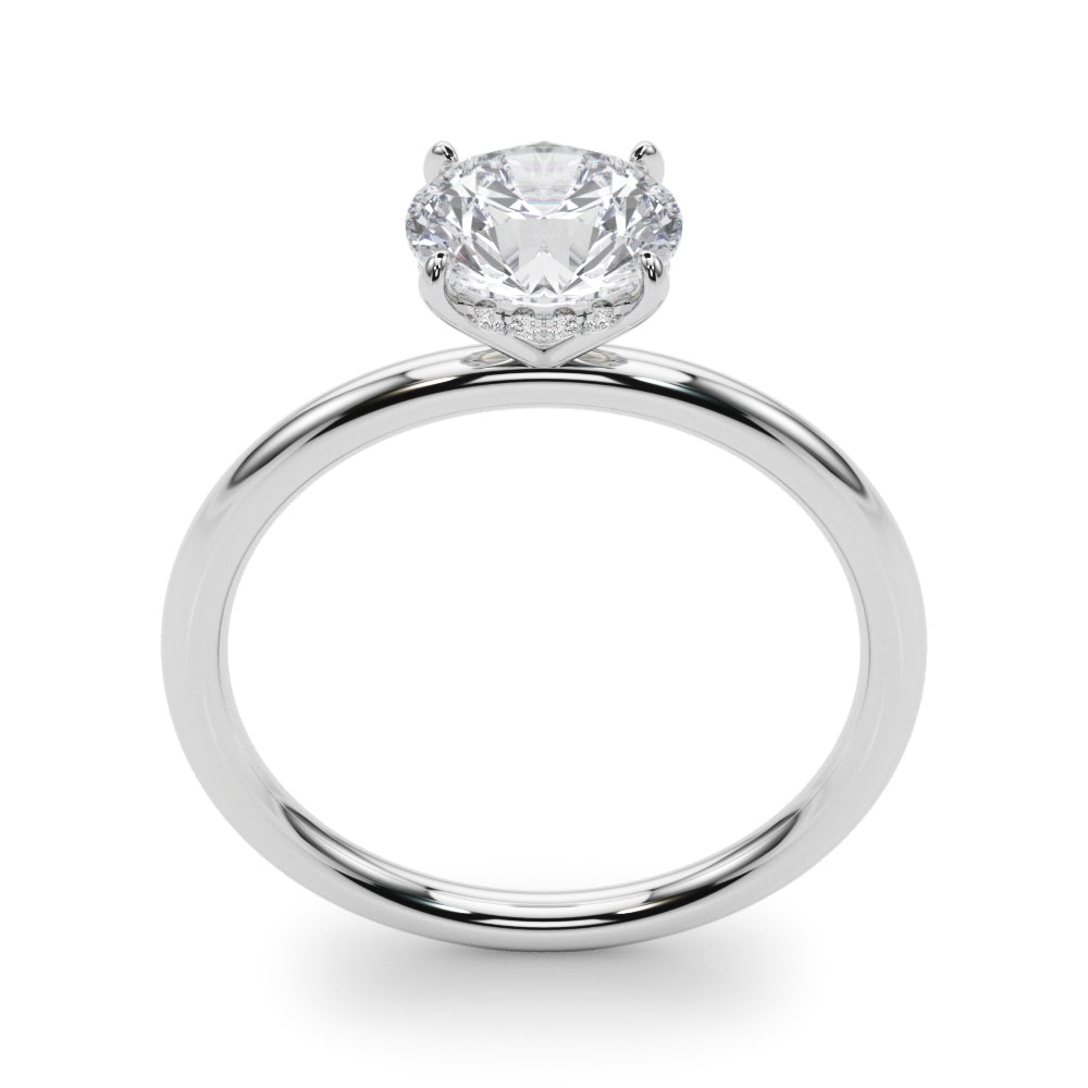 Round Center Diamond Engagement Ring · 1.07 ct tw