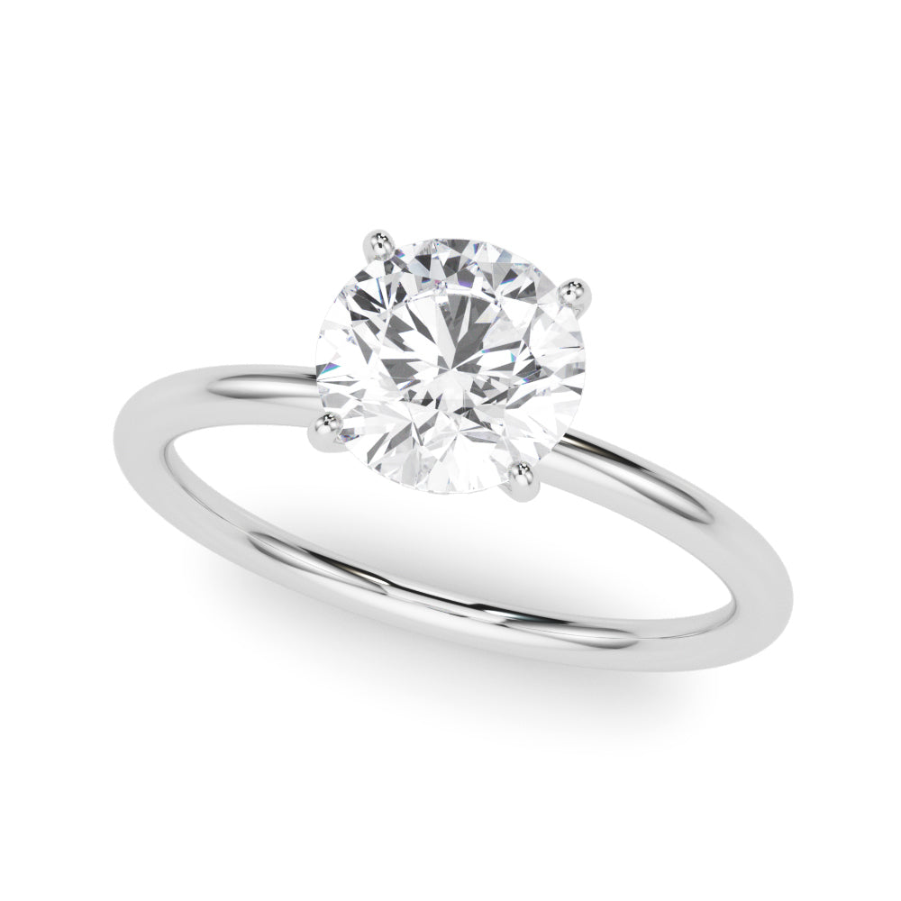 Round Center Diamond Engagement Ring · 2.57 ct tw