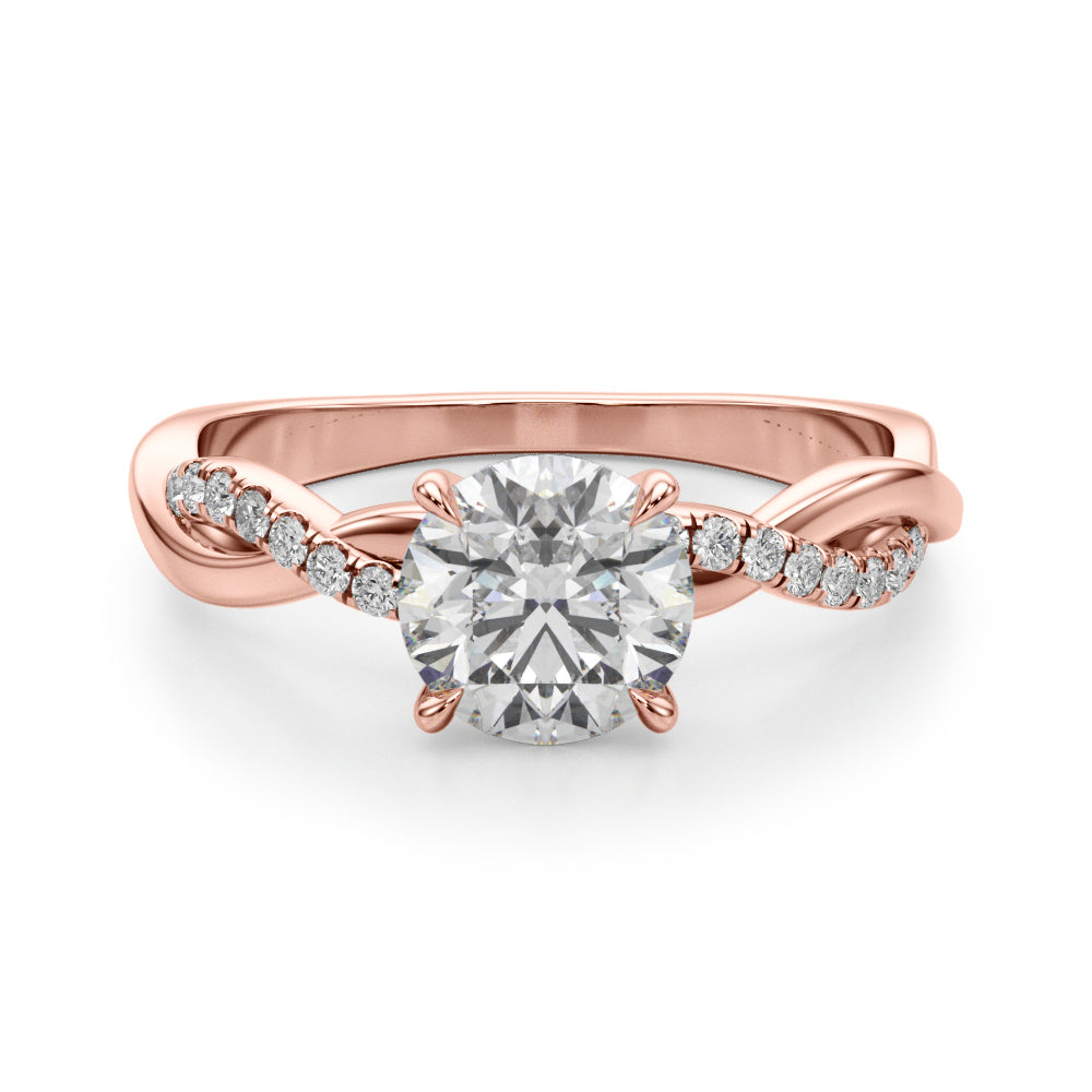 Round Diamond Engagement Ring · 0.43 ct tw