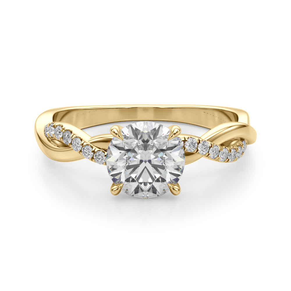 Round Diamond Engagement Ring · 1.10 ct tw