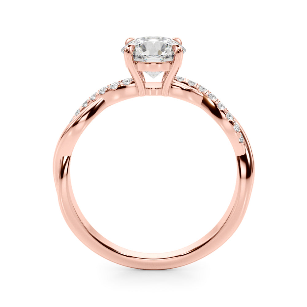 Round Diamond Engagement Ring · 1.10 ct tw