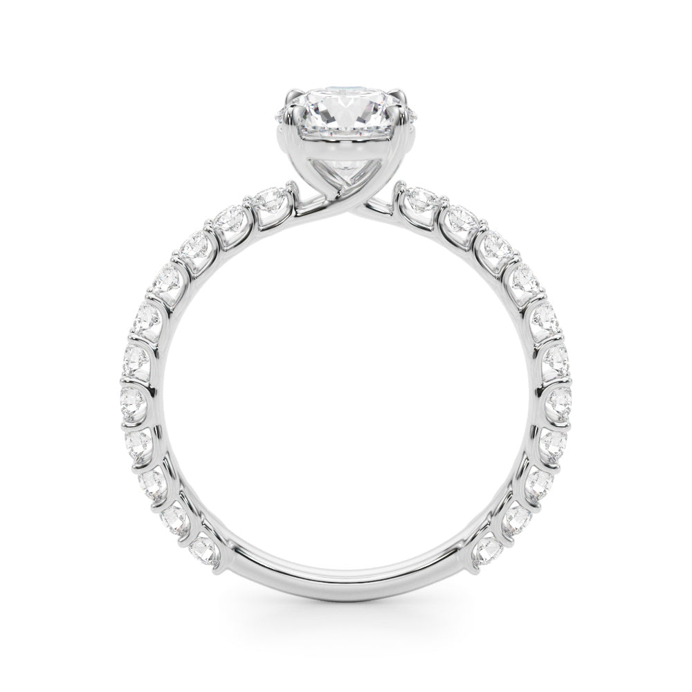 Round Diamond Engagement Ring · 0.99 ct tw