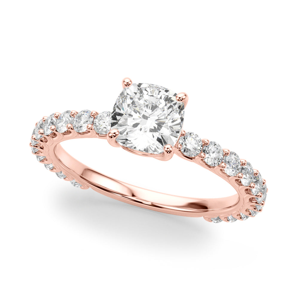Cushion Diamond Engagement Ring · 0.66 ct tw
