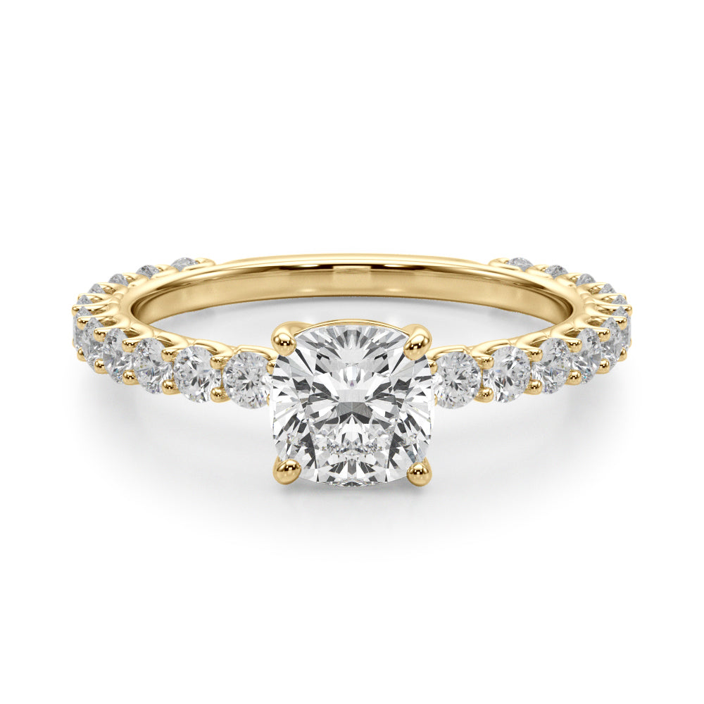 Cushion Diamond Engagement Ring · 0.66 ct tw