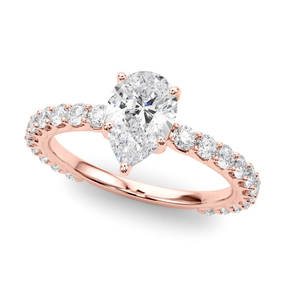 Pear Diamond Engagement Ring · 0.66 ct tw