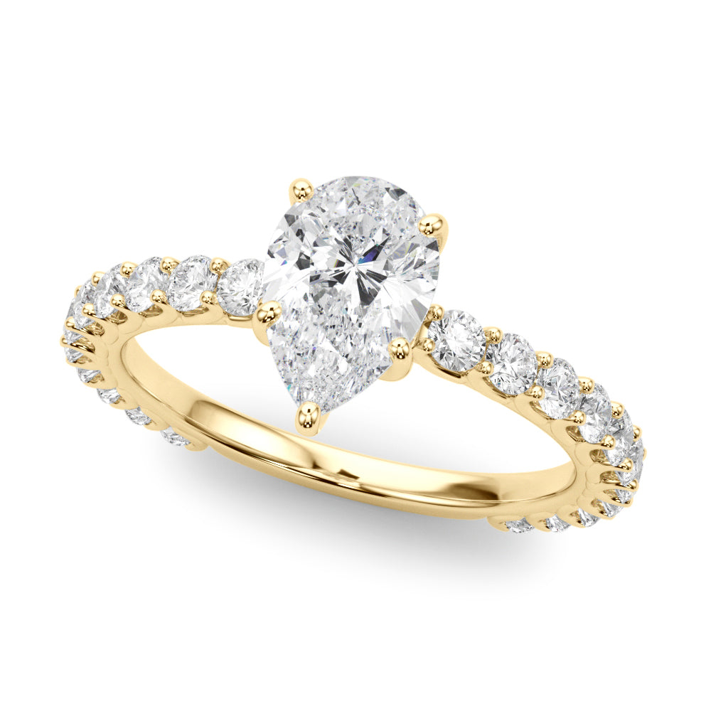Pear Diamond Engagement Ring · 0.66 ct tw