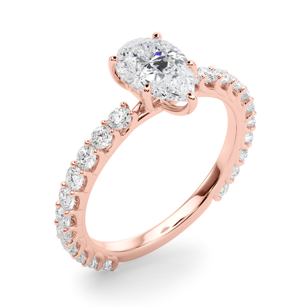 Pear Diamond Engagement Ring · 0.66 ct tw