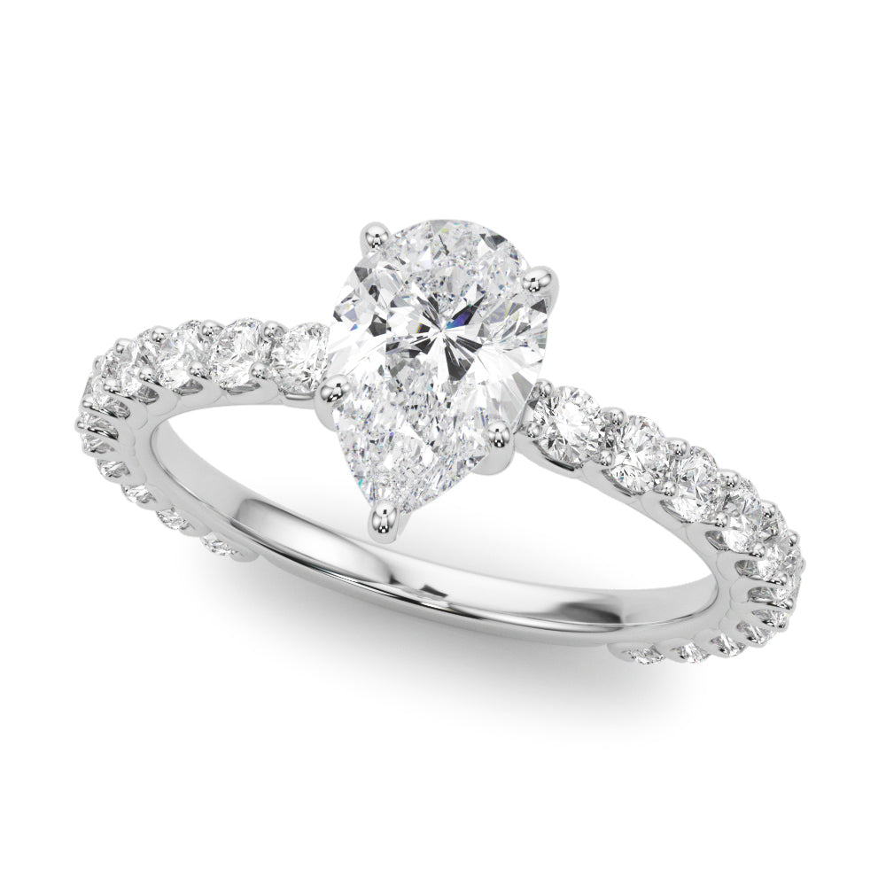 Pear Diamond Engagement Ring · 0.66 ct tw