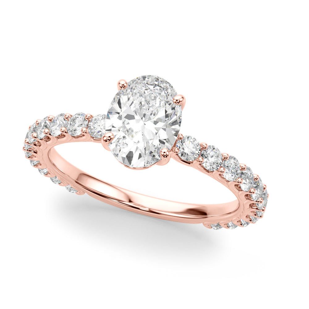Oval Diamond Engagement Ring · 0.66 ct tw