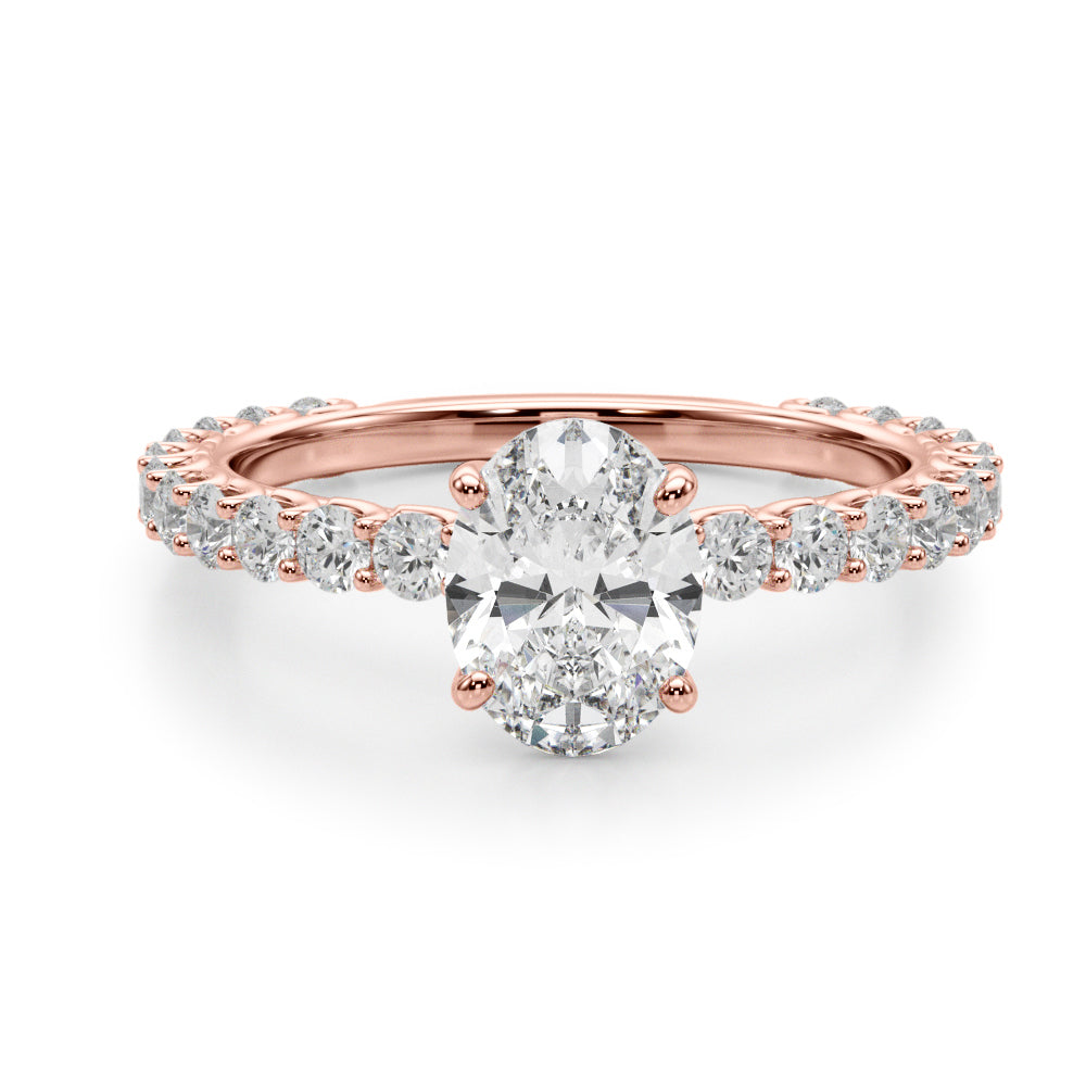 Oval Diamond Engagement Ring · 0.66 ct tw
