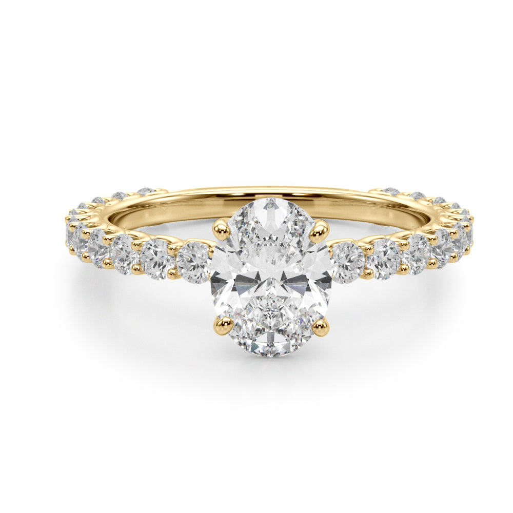 Oval Diamond Engagement Ring · 0.66 ct tw