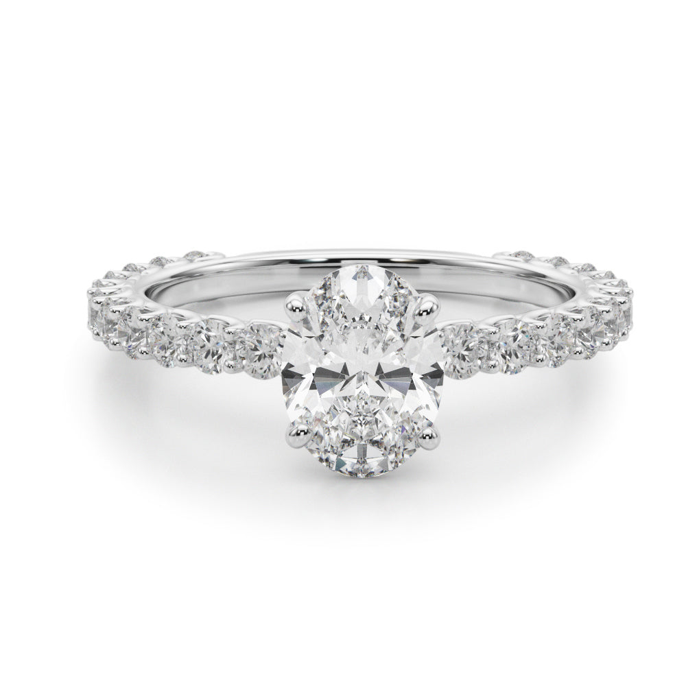 Oval Diamond Engagement Ring · 0.66 ct tw
