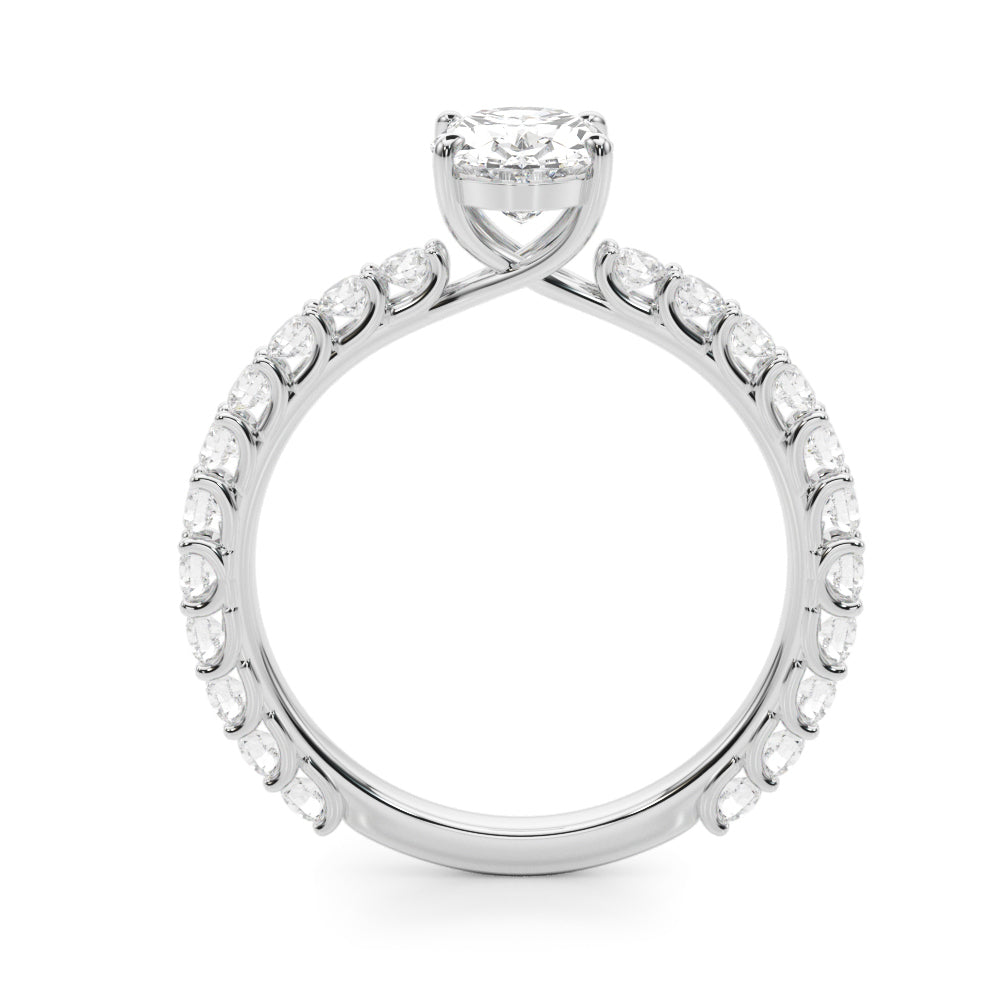 Oval Diamond Engagement Ring · 0.66 ct tw