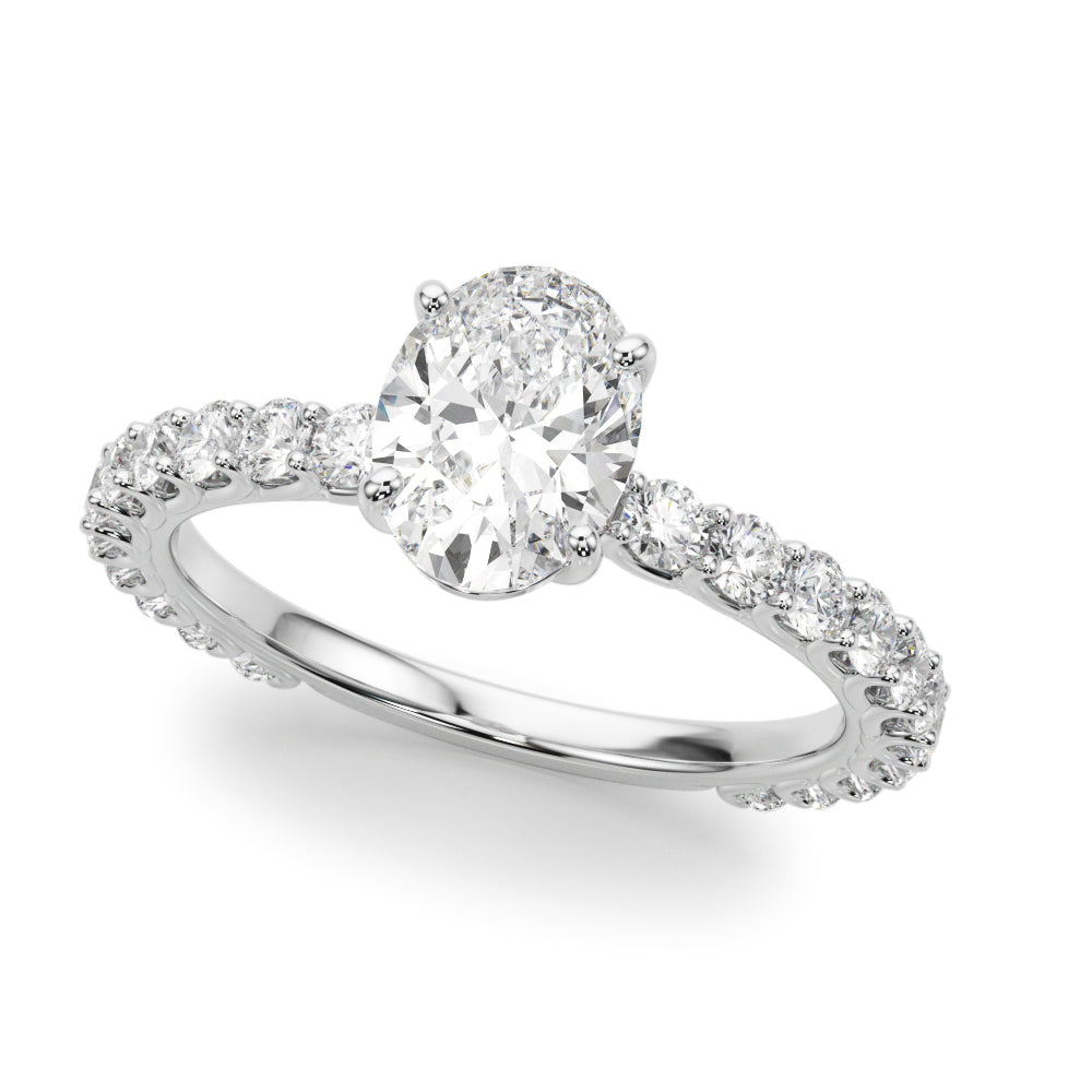 Oval Diamond Engagement Ring · 0.66 ct tw