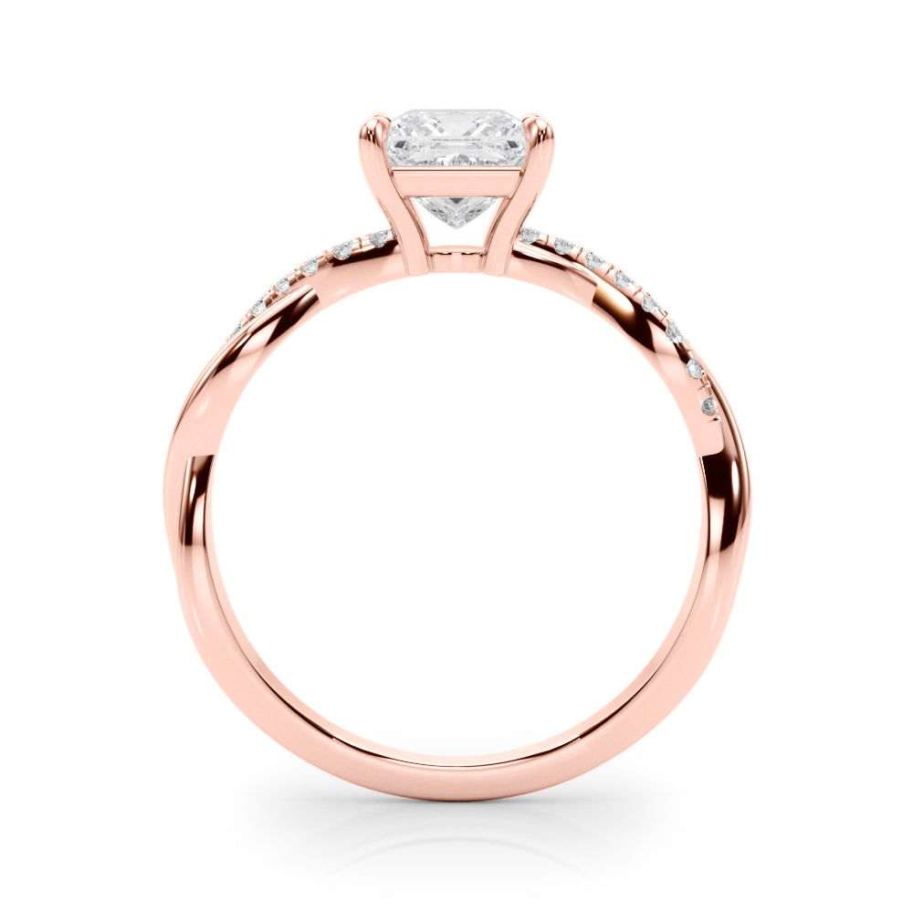 Square Diamond Engagement Ring · 0.51 ct tw