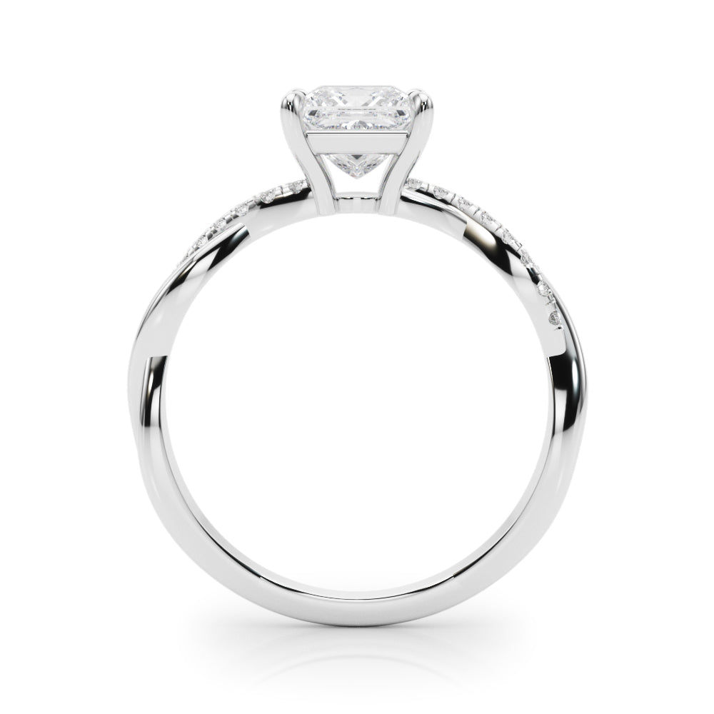 Square Diamond Engagement Ring · 0.85 ct tw