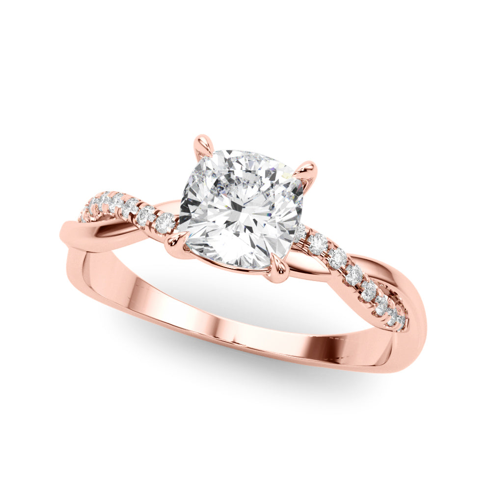 Cushion Diamond Engagement Ring · 0.43 ct tw