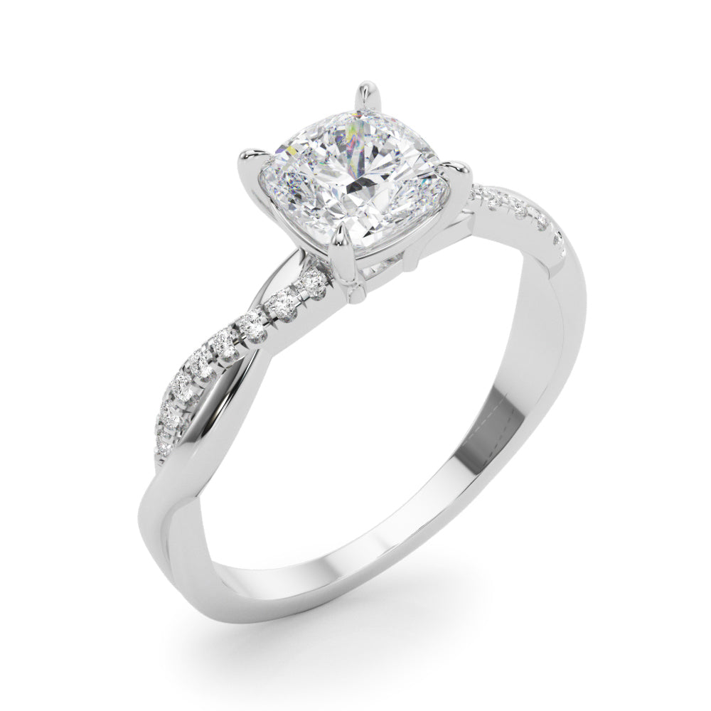 Cushion Diamond Engagement Ring · 0.60 ct tw