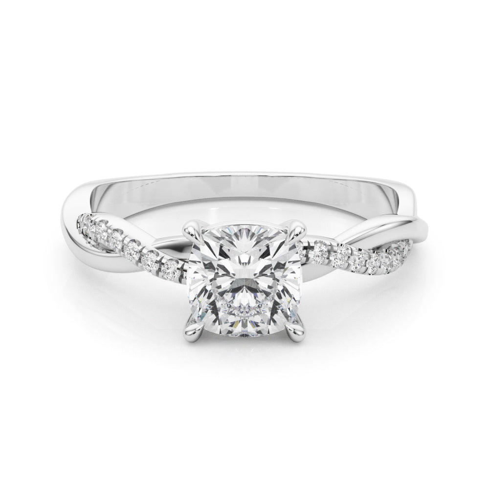 Cushion Diamond Engagement Ring · 0.90 ct tw