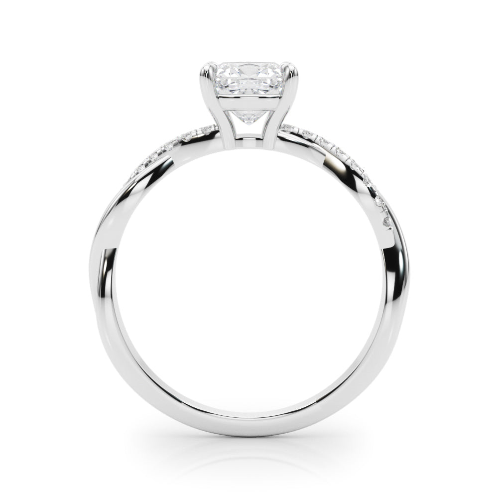 Cushion Diamond Engagement Ring · 0.10 ct tw