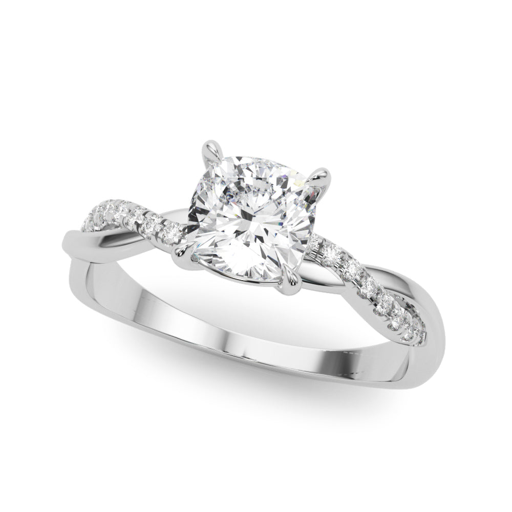 Cushion Diamond Engagement Ring · 0.60 ct tw