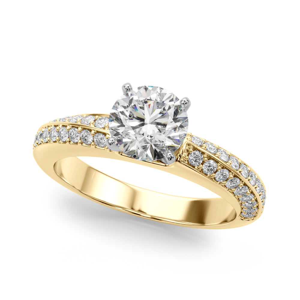 Remount Diamond Engagement Ring · 0.38 ct tw