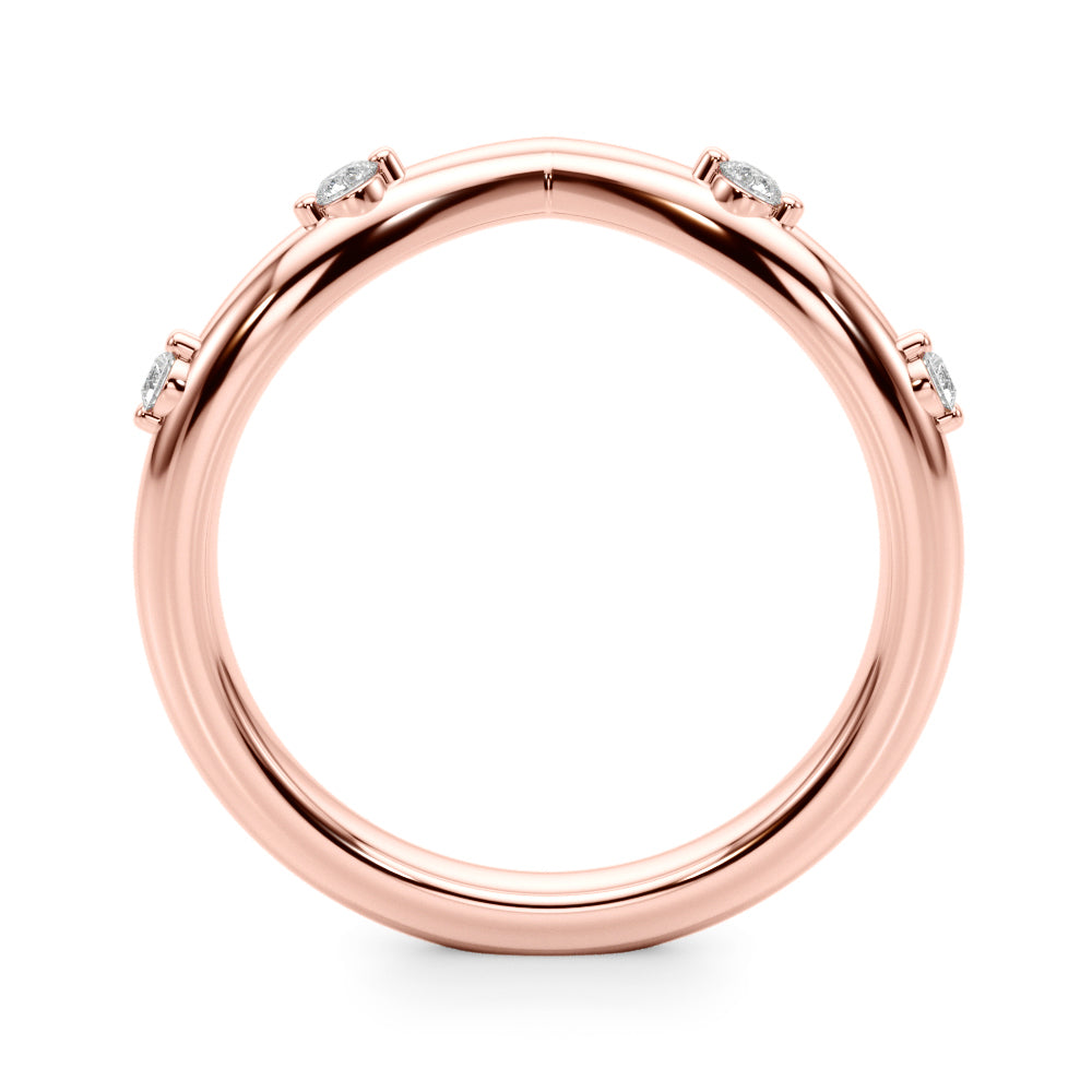 Chevron Diamond Band · 0.10 ct tw