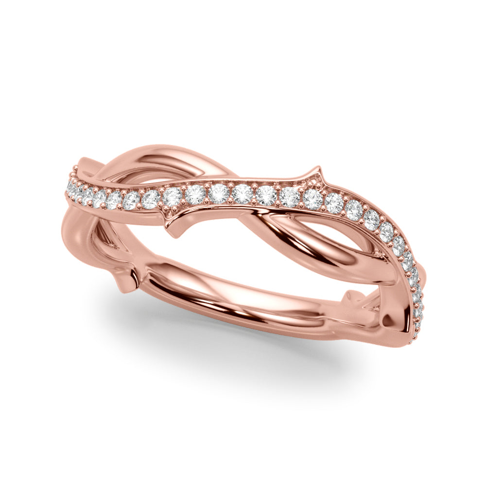 Twisted Diamond Fashion Ring · 0.18 ct tw