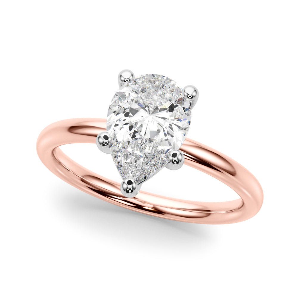 Pear Shape Solitaire Engagement Ring