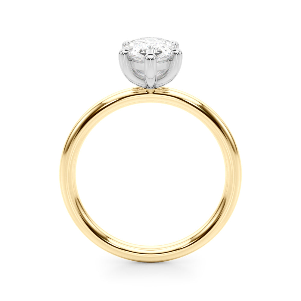 Pear Shape Solitaire Engagement Ring