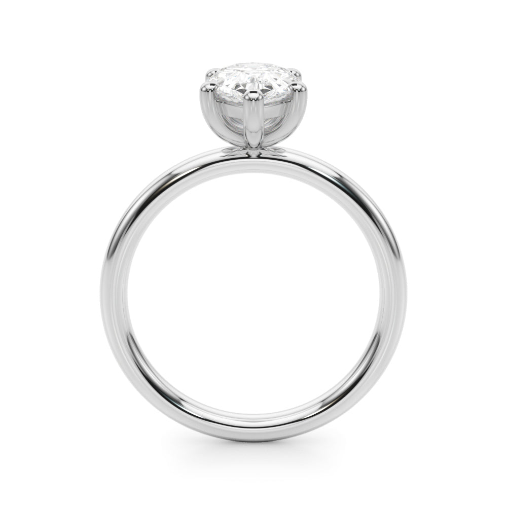 Pear Shape Solitaire Engagement Ring