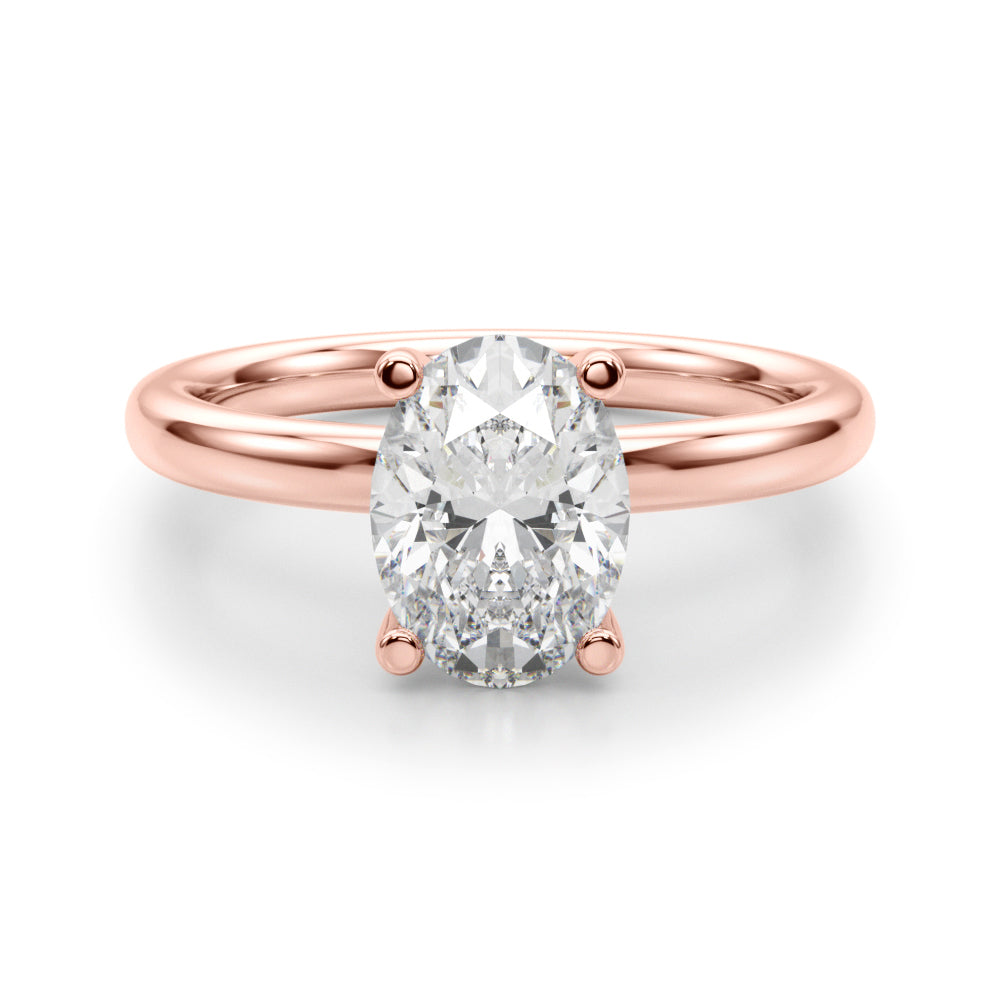 Oval Solitaire Engagement Ring