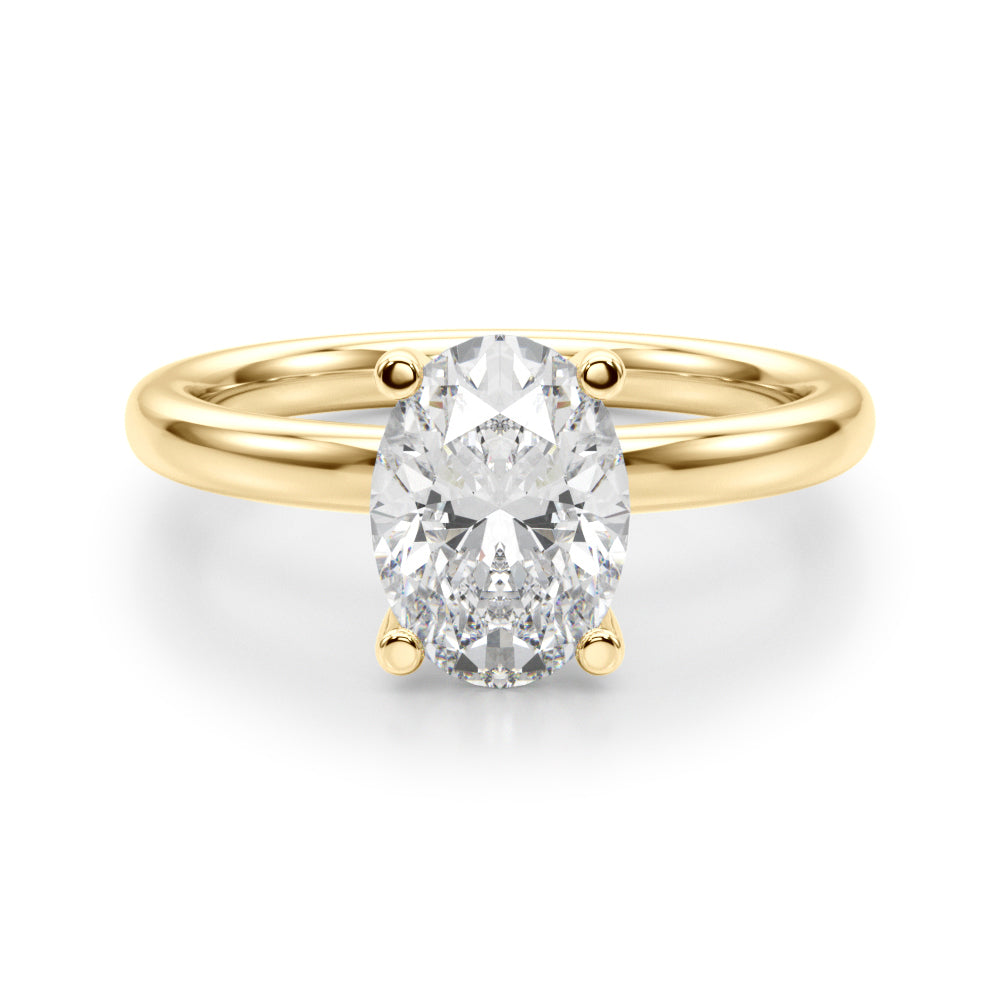 Oval Solitaire Engagement Ring