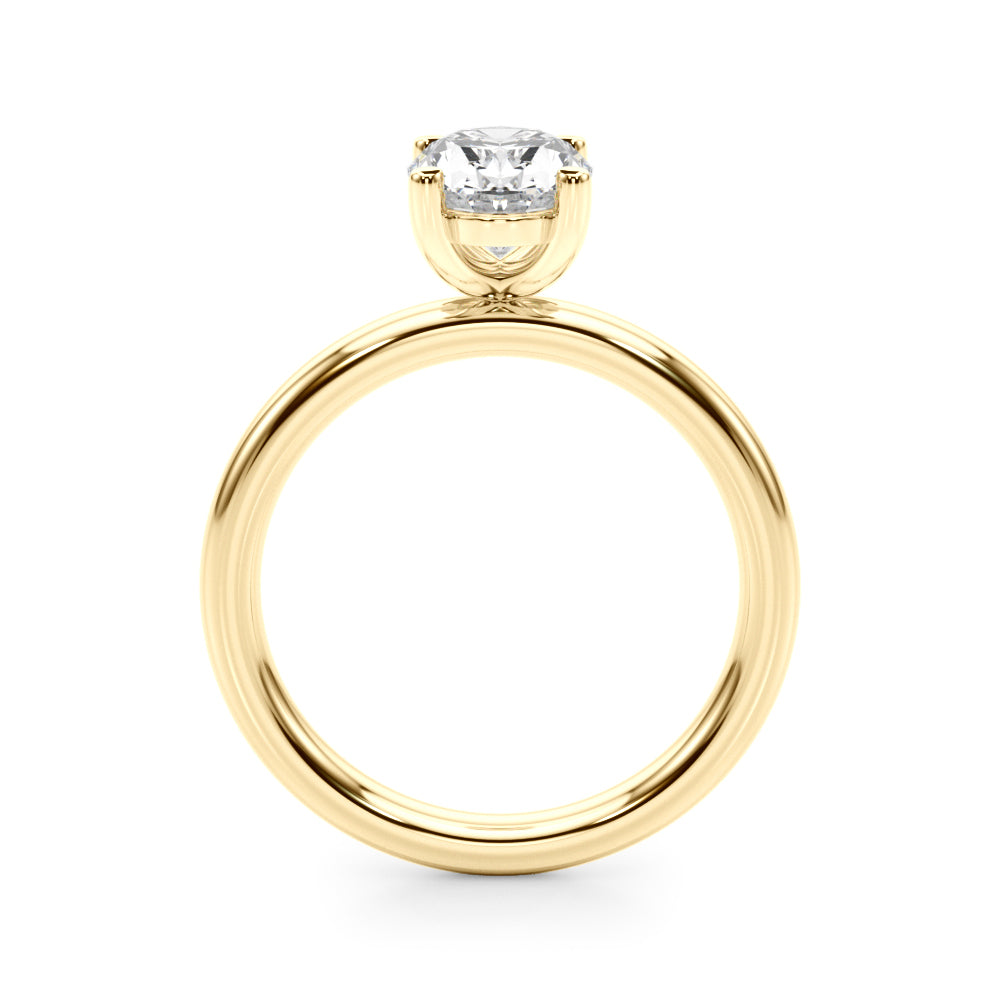 Oval Solitaire Engagement Ring