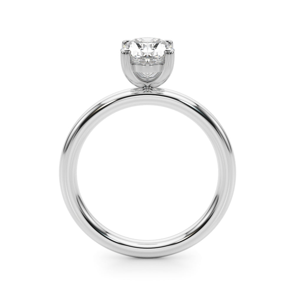 Oval Solitaire Engagement Ring