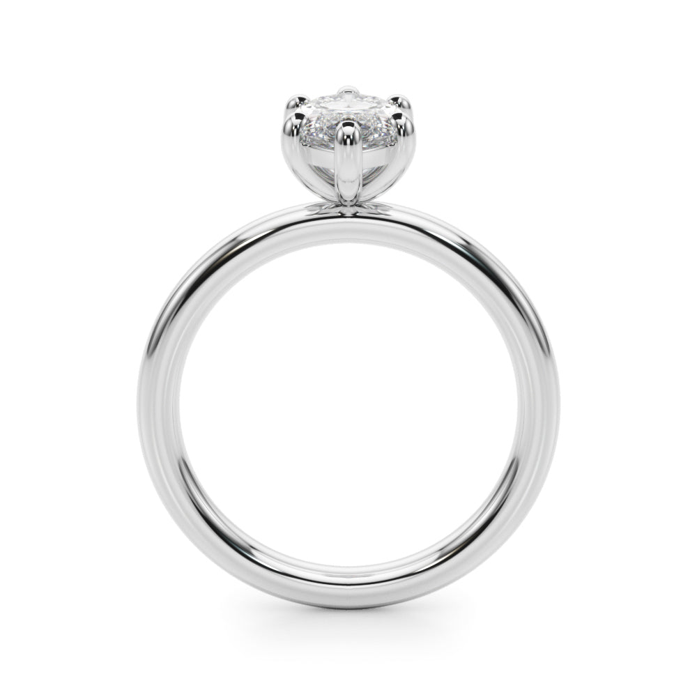 Marquise Diamond Solitaire Engagement Ring · 0.33 ct tw