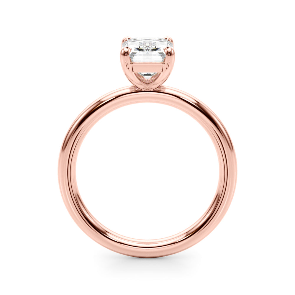 Emerald Cut Diamond Solitaire Engagement Ring · 0.30 ct tw