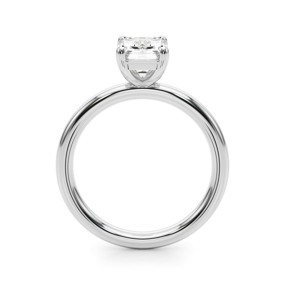 Emerald Cut Diamond Solitaire Engagement Ring · 0.30 ct tw