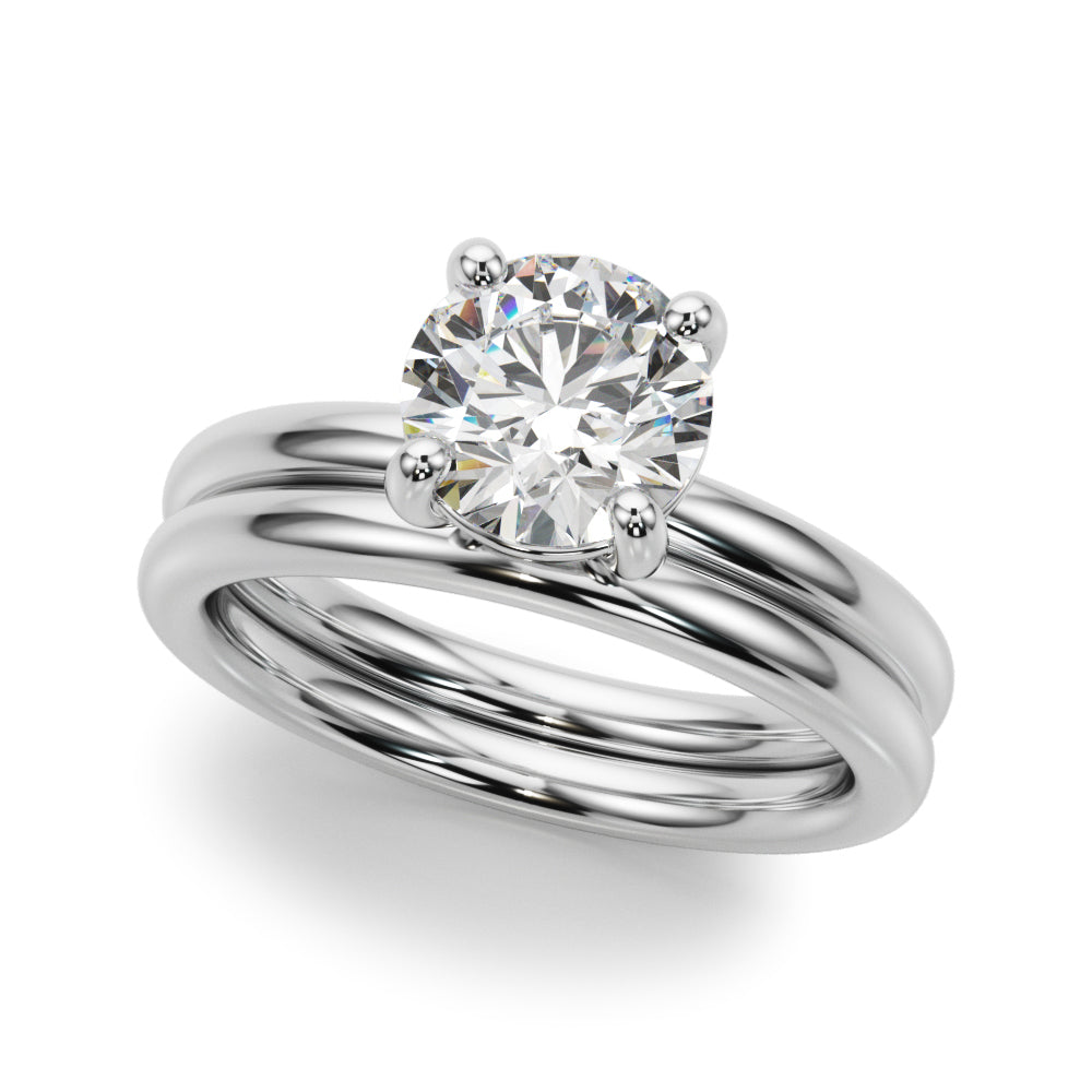Round Diamond Solitaire Engagement Ring · 0.33 ct tw