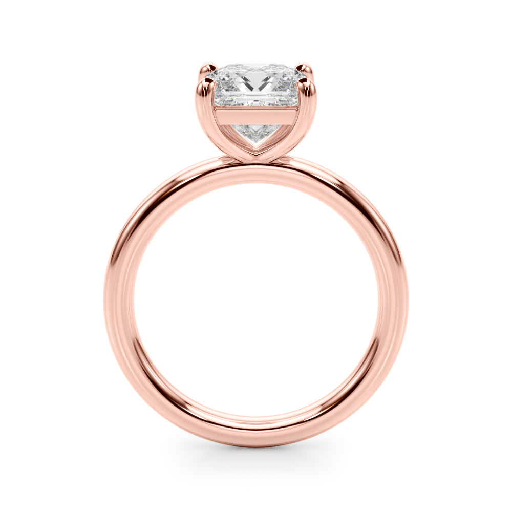 Square Princess Cut Diamond Solitaire Engagement Ring · 0.41 ct tw
