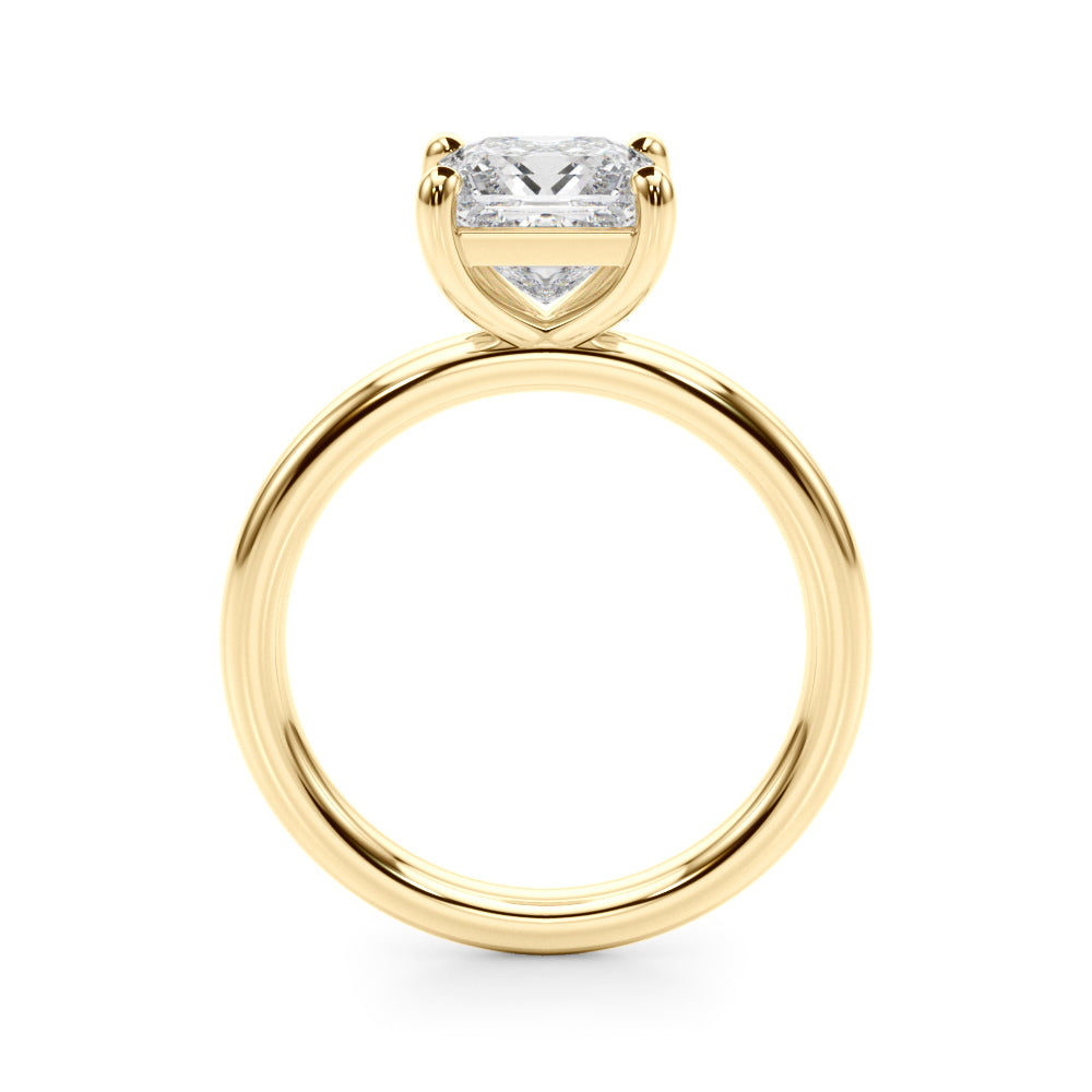 Square Princess Cut Diamond Solitaire Engagement Ring · 0.41 ct tw