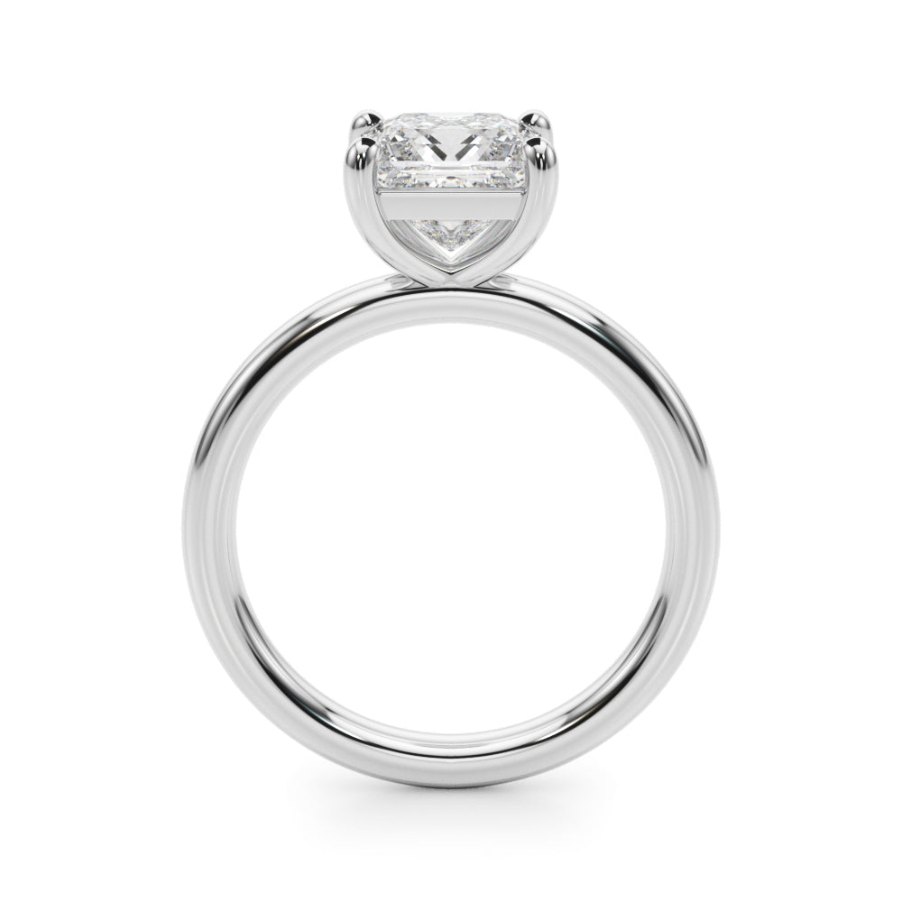 Square Princess Cut Diamond Solitaire Engagement Ring · 0.41 ct tw