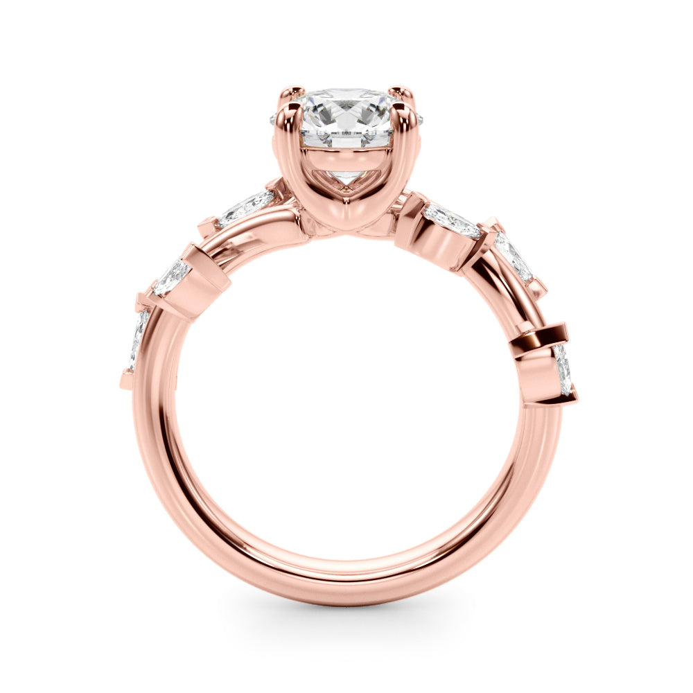 Round Marquise Diamond Engagement Ring · 2.42 ct tw