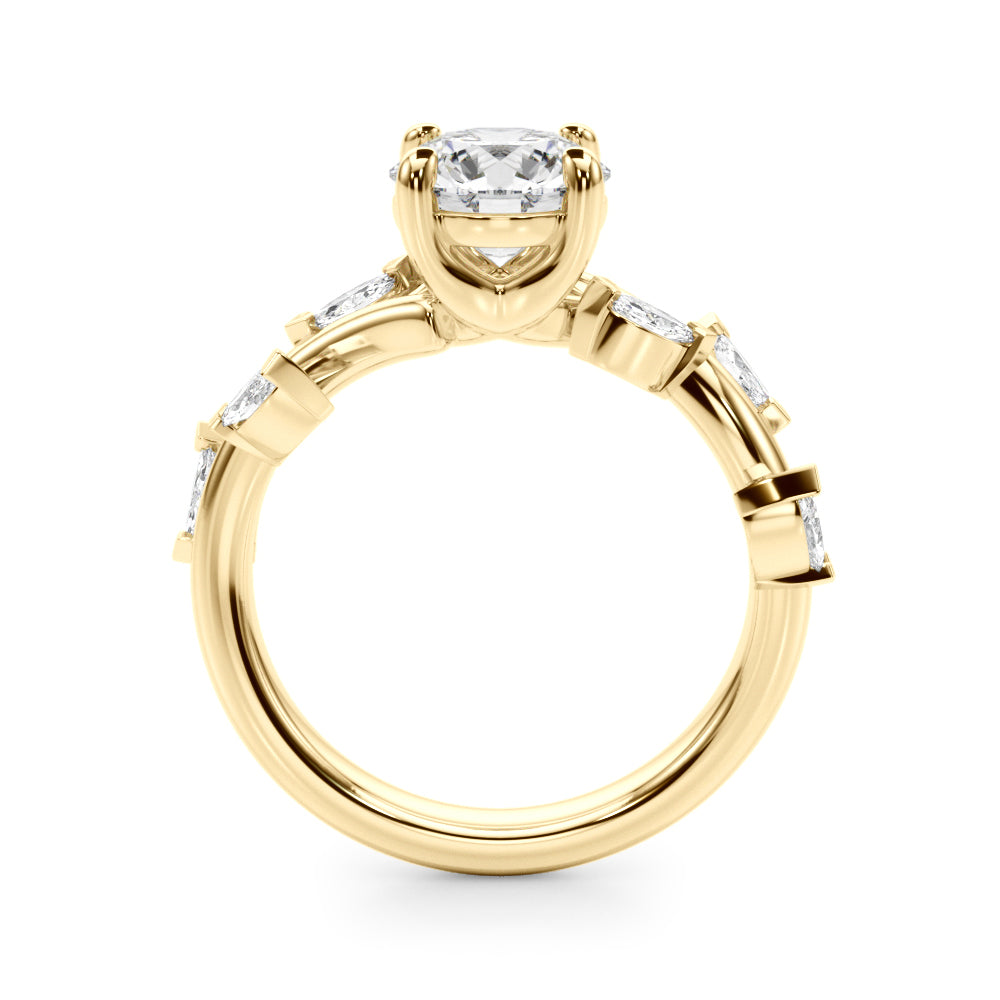 Round Marquise Diamond Engagement Ring · 1.92 ct tw