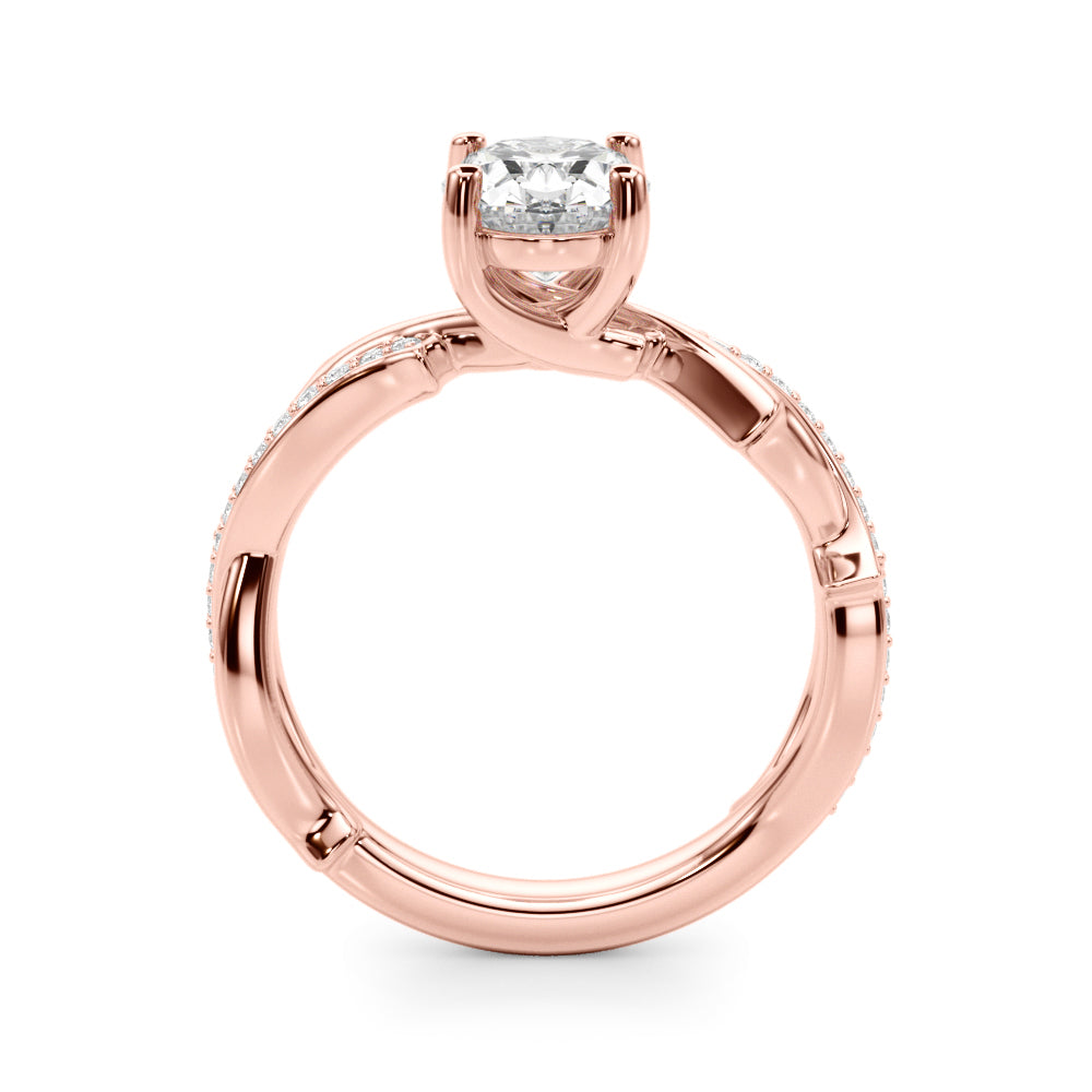 Oval Center Diamond Engagement Ring · 2.16 ct tw