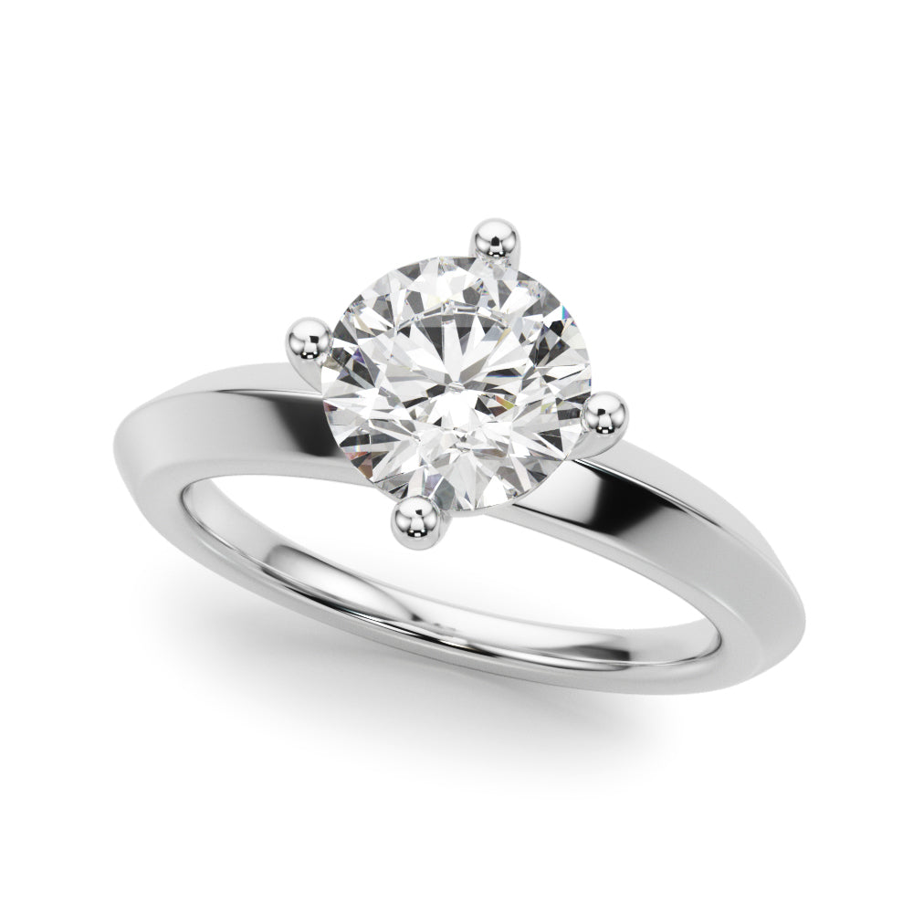Oval Center Marquise & Round Diamond Engagement Ring · 0.52 ct tw