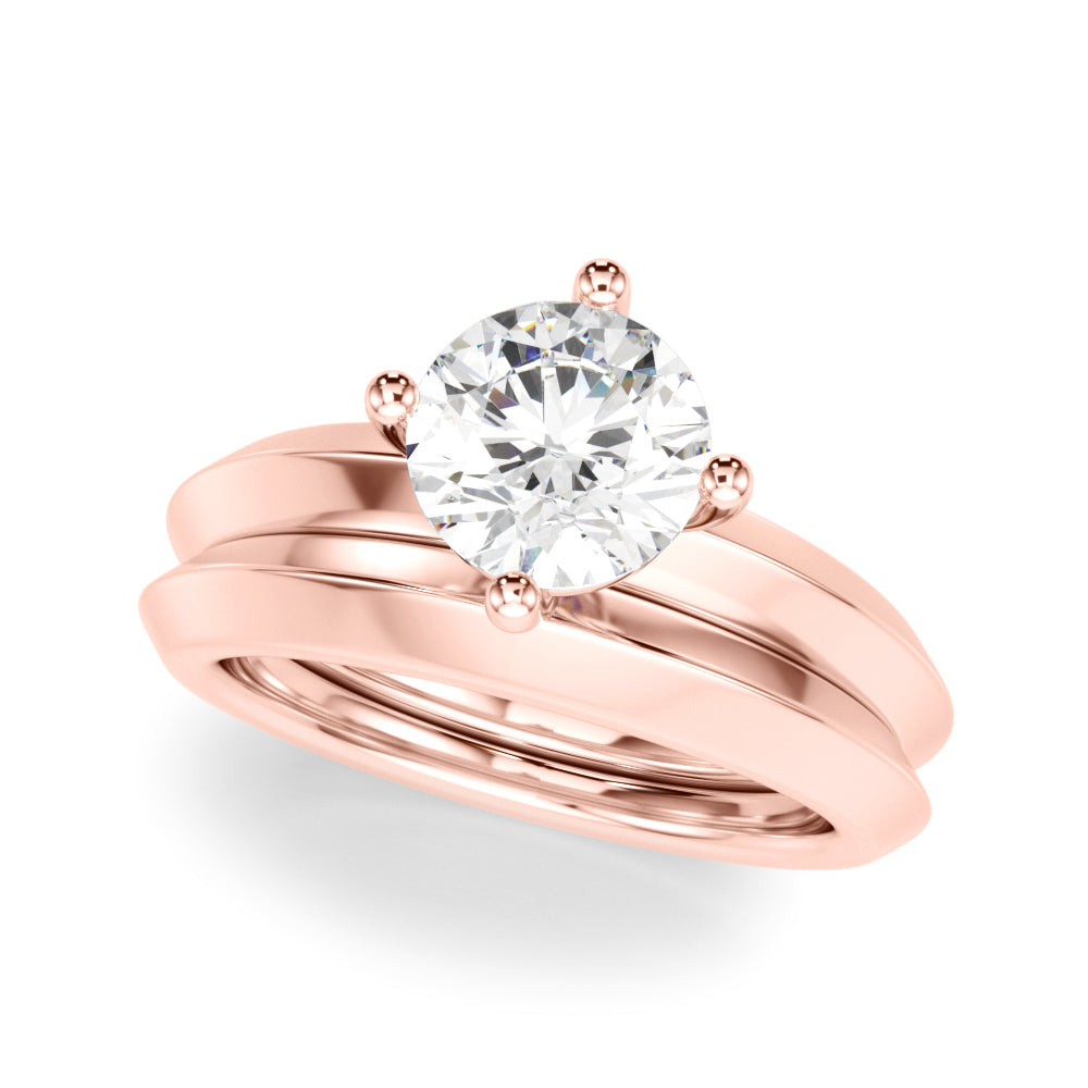 Oval Center Marquise & Round Diamond Engagement Ring · 0.52 ct tw