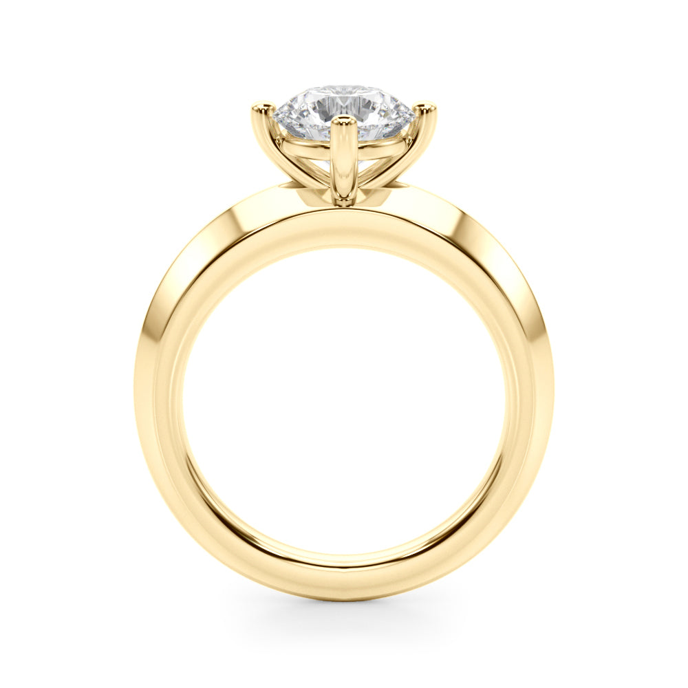 Oval Center Marquise & Round Diamond Engagement Ring · 0.52 ct tw