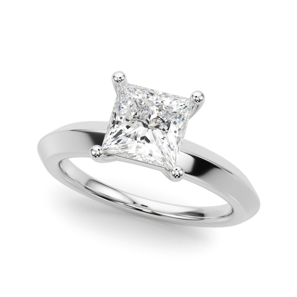 Oval Center Marquise & Round Diamond Engagement Ring · 0.52 ct tw
